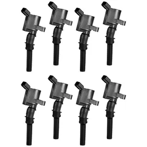 VEVOR Ignition Coil Pack, Set of 8, Compatible with Ford E150 E250 E350 E450 Econoline Super Duty Excursion Expedition F150 F250 F350 VPG MV-1 Lincoln Navigator, for Engines 4.6L 5.4L V8 6.8L V10