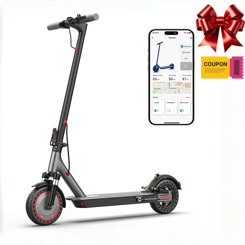【Ultra-Fast 35KM/H E-Scooter】Perfect for Commuters, Students & Urban Riders - 500W Motor, 20-35KM Range, IP65 Waterproof, APP Control, 10" Honeycomb Tires, 120KG Max Load! Scooter with LCD Display