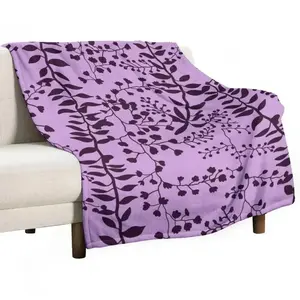 Bella Swan Themed Throw Lavender Freesia Pattern Ultra Soft Plush Bed Cover Vintage Twilight Style Multi Holiday Gift Thanksgiving Fathers Day Essential