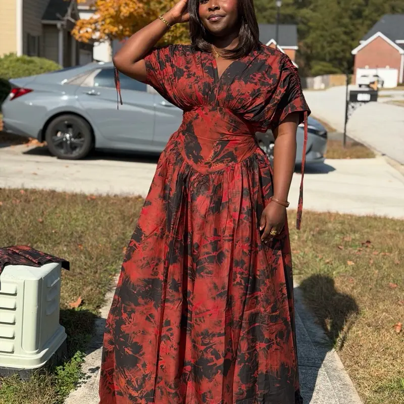 Karabé Genesis Earthy Adire Dress