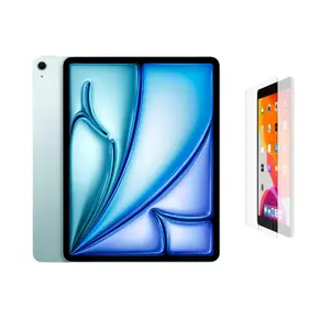 Refurbished Apple iPad Air 13 inch M2 (2024) A2898 (WiFi) Acceptable Condition with Pre-Installed Tempered Glass & 1 Year Warranty