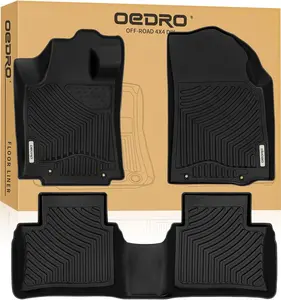 OEDRO TPE Floor Mats fits 2014-2015 Nissan Altima, 2016-2020 Nissan Maxima, All Weather, Waterproof