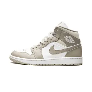 Air Jordan 1 Mid "Linen / College Grey" 554724 082