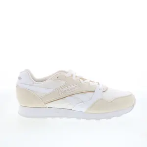 Reebok Ultra Flash Womens White Synthetic Lace Up Lifestyle Sneakers Shoes