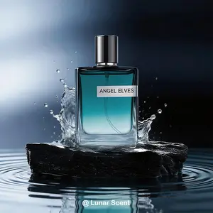 ANGEL ELVES - Ocean Blue Men's Cologne (50ML 1.7Oz) - Eau de Toilette - Men's Woody Aquatic Fragrance - Fresh & Clean Scent - Aquatic Scent with Sea Water, Orange, Cedar - Long Lasting Perfume- summer fragrance men - Suitable for Daily & Summer