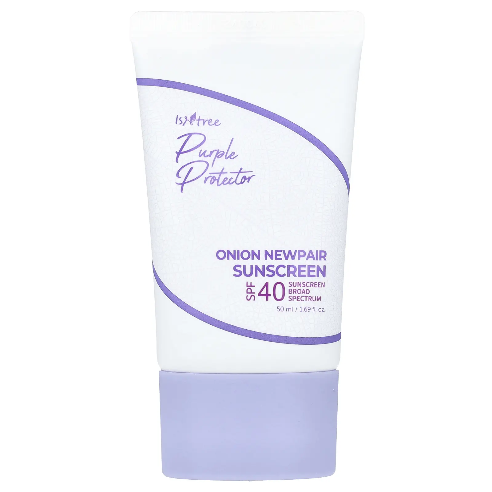 ISNtree Purple Protector, Onion Newpair Sunscreen, SPF 40, 1.69 fl oz (50 ml)