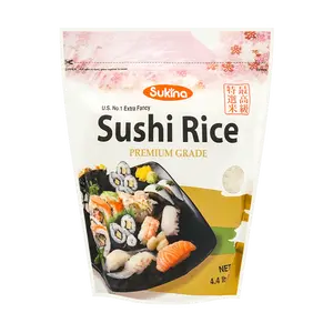 Sukina Premium Grade Sushi Rice - 2kg Bag | High-Quality Short Grain Japonica Rice for Authentic Japanese Cuisine