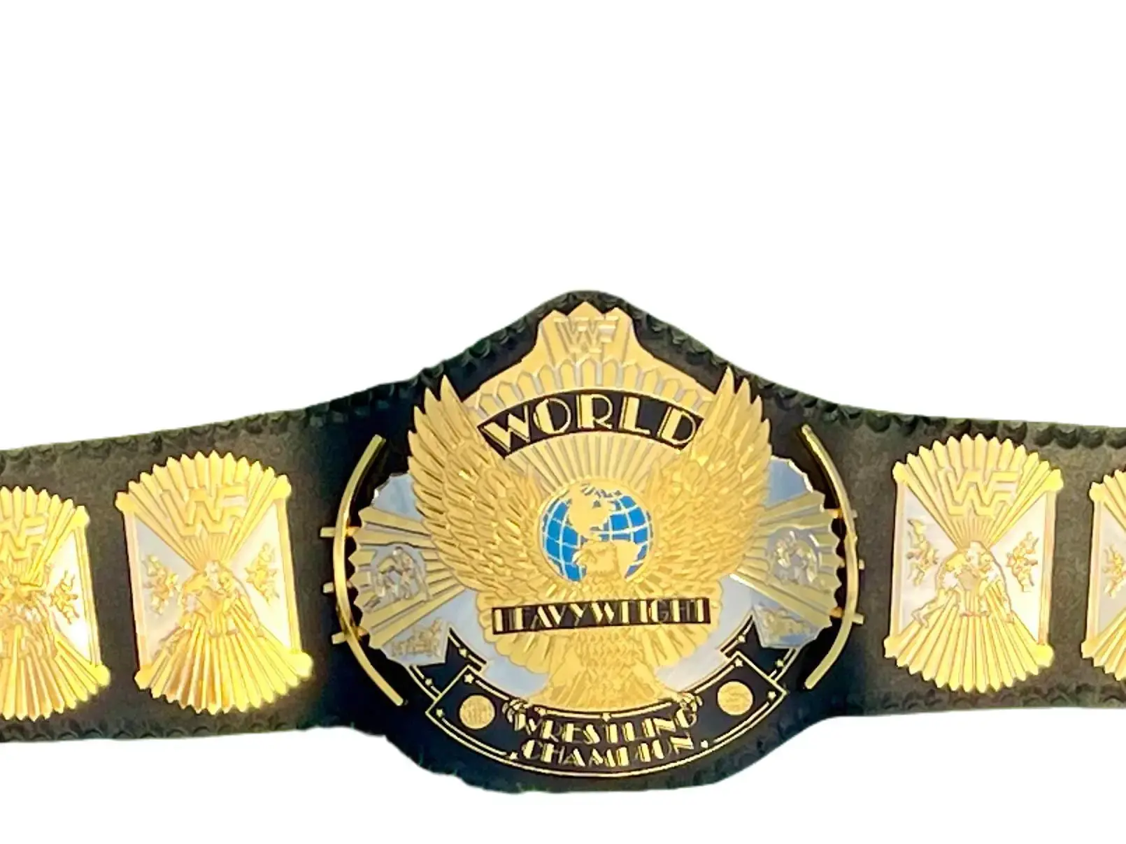 DUAL Winged Eagle Championship Wrestling Replica Title Belt Brass 2MM Adult size Trophy Award Custom Trophy