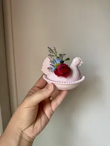 Hen on a Nest Magnet