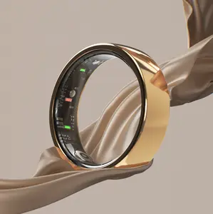 femometer Ring Air | Ultra-Thin Smart Ring | Sleep/Heart Rate/Stress | Women's Health & Fertility Tracker with BBT Technology | Hot Flash Monitoring | Free Subscription