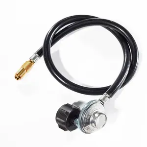 Propane Adapter Hose with Regulator Gas Rubber