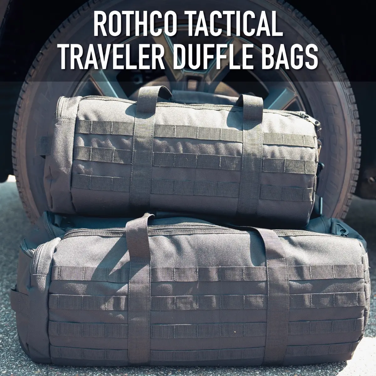 ROTHCO Tactical Traveler Camouflage Synthetic Duffle Bag, Wide-Mouth Organizer for On the Road, Water-Resistant, 20L & 45L, 24 Inches Long, 19 Inches Long X 9 Inches Tall
