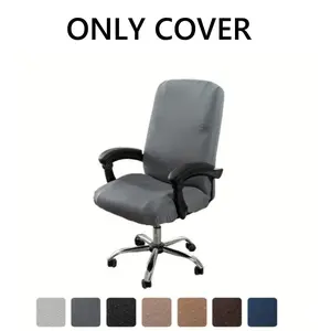Office Chair Cover Stretchable Desk Chair Cover, Executive Computer Chair Cover for Armrest Chairs, Universal Boss Rotating Large Office Chair Seat Covers(not chair just cover)