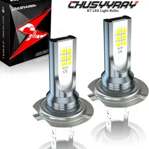 2x Super Bright H7 Halogen Headlight Bulbs Conversion Kit High Low Beam White