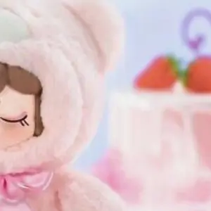 Baby Bear and Keychain - Soft Plush Toy with Keychain Attachment