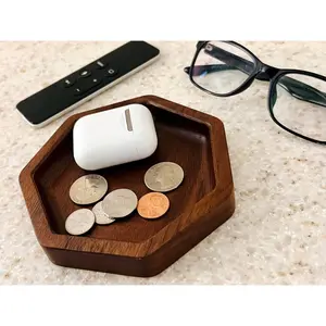 7-sided, 1/2 inch deep Wood Tray