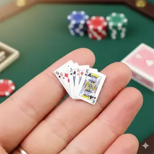 Mini Poker Set: Portable, Moisture-Proof Playing Cards for Social Icebreakers, Ideal for Camping, Travel, Game Nights & Parties. Perfect Collectible Blind Box Cards for Friends & Family Gatherings.