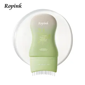Ropink Mugwort Scalp Detox | 10% Bifida Ferment & OCT Anti-Dandruff Pre-Wash | Soothing Cleanser with Silicone Massage Tip