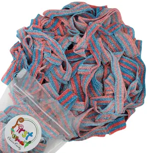 SOUR BLAZPBERRY GUMMY CANDY BELTS 2LB BAG SOUR BLAZPBERRY GUMMY CANDY BELTS 2LB BAG