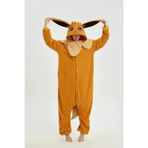 Halloween Cosplay Charmander Onesie Pajamas Charizard Flannel One-Piece Kigurumi Full Body Pijamas Whole Clothes