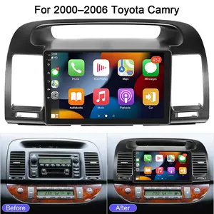 9" Car Stereo for Toyota Camry 2000–2006 with Wireless CarPlay & Android Auto, 4+64GB, GPS, AHD Backup Camera, DSP, Bluetooth carplay screen