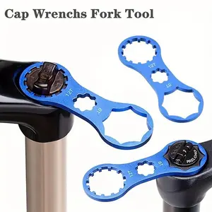 1pc Bike Front Fork Repair Tool For Suspension Forks Cap Removal And Installation Wrench Spanner For Mountain Road Bicycle MTB Bicycle Tools