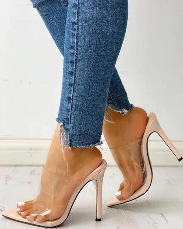 “Cinderella” Peep Toe Heel
