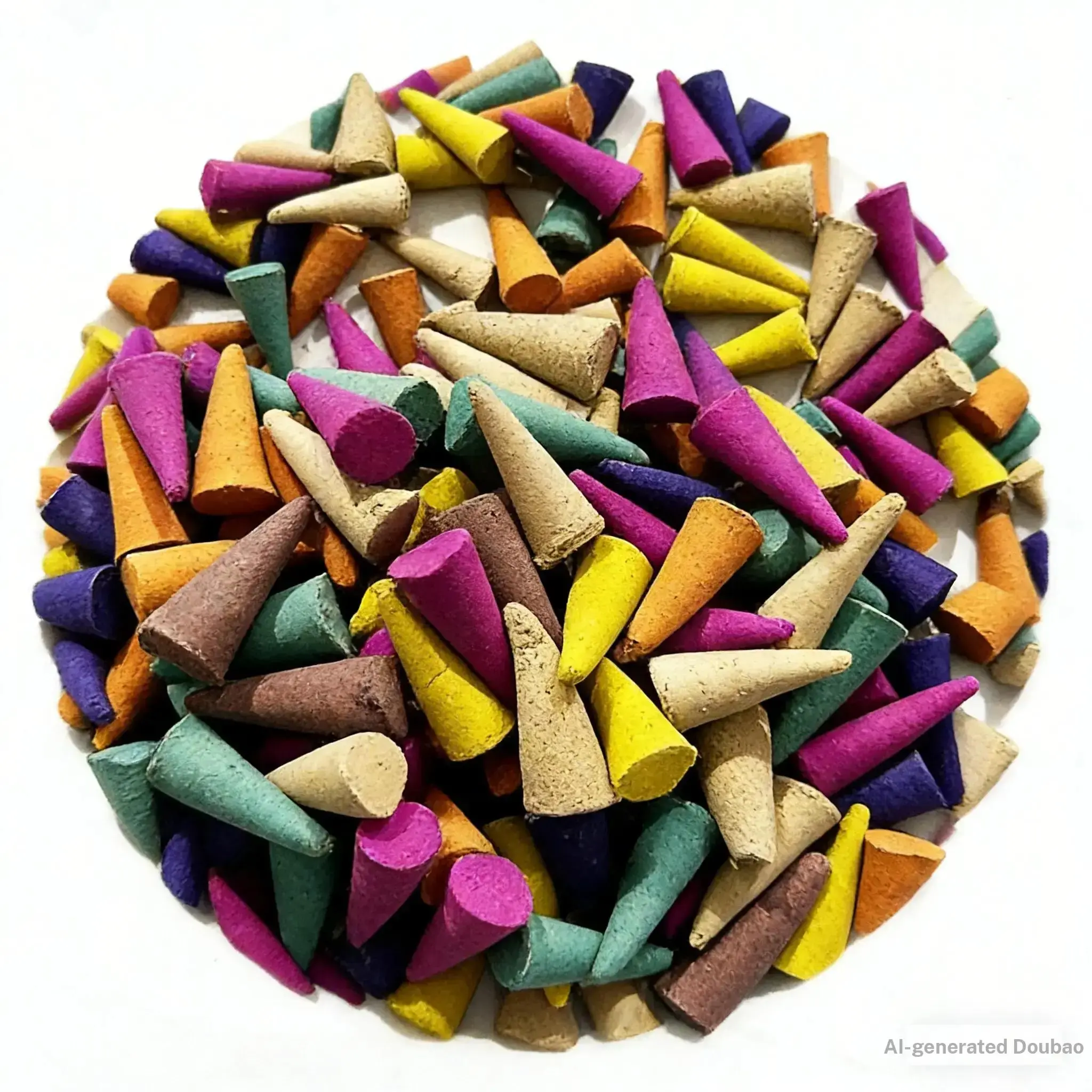 Premium Mixed Incense Cones 88/188pcs, Soft Cotton Scent, Non-Irritating, Calming Home Fragrance Products, Ideal for Home and Yoga, Meditation Aid, Bathroom Deodorizer, Room Fragrance, Aroma Scented