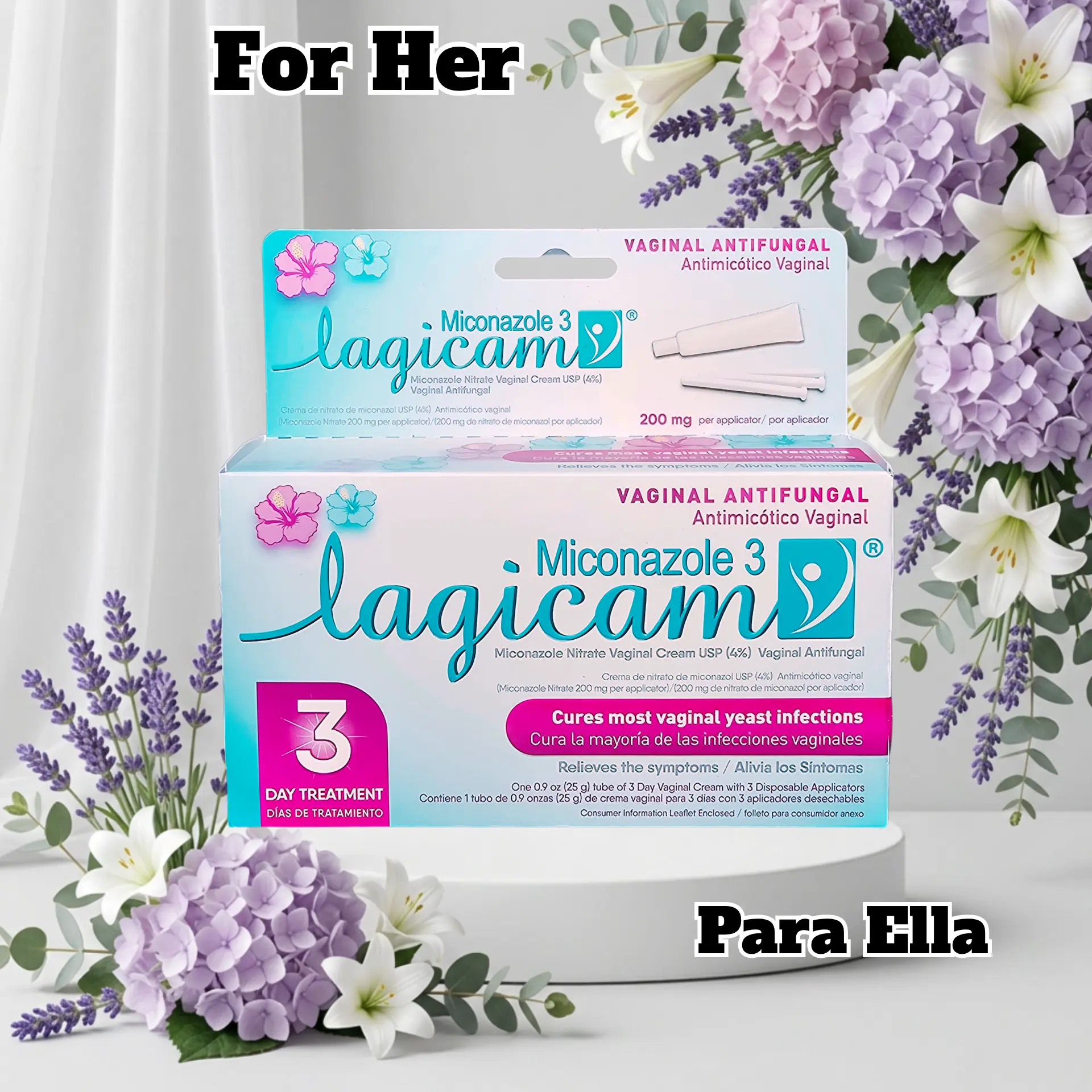 Women's Therapeutic Antifungal Feminine Cream - Effective Relief for Yeast Infections, Soothes Intimate Itching and Irritation, N/A