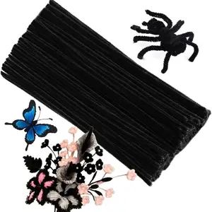 100Pcs Pipe Cleaners, Pipe Cleaners Craft, Creative Craft Pipe Cleaners for Flower Making, Chenille Stems Crafting Pipe Cleaners Flowers, Craft Supplies for Home Festivals DIY