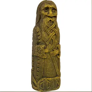 Volcanic Stone Statue - Odin - Norse God