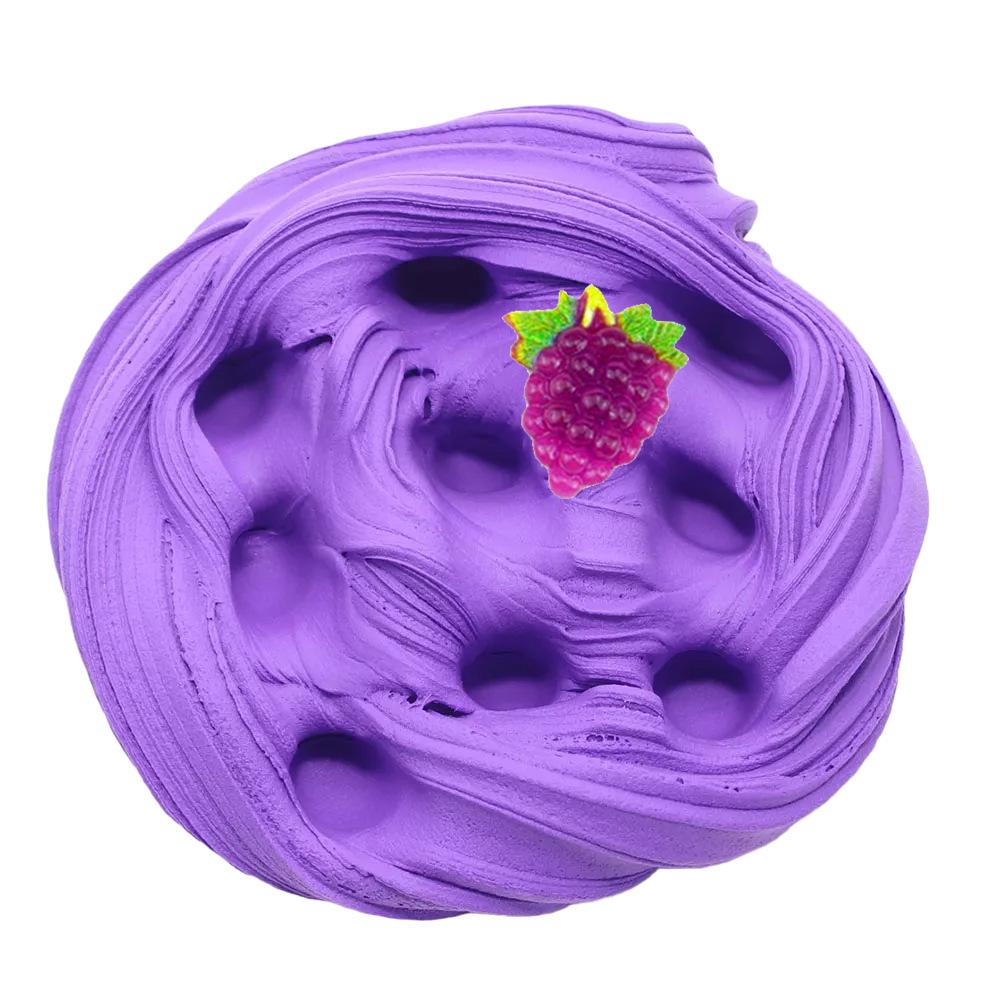 9 pices Bakudeku Slime - Sweet Cake Scented Slime for Your Happy Time - Pink Cupcake Design with Sprinkles and Blue Ribbon