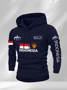 Bali-style hoodie with unique printed pullover design