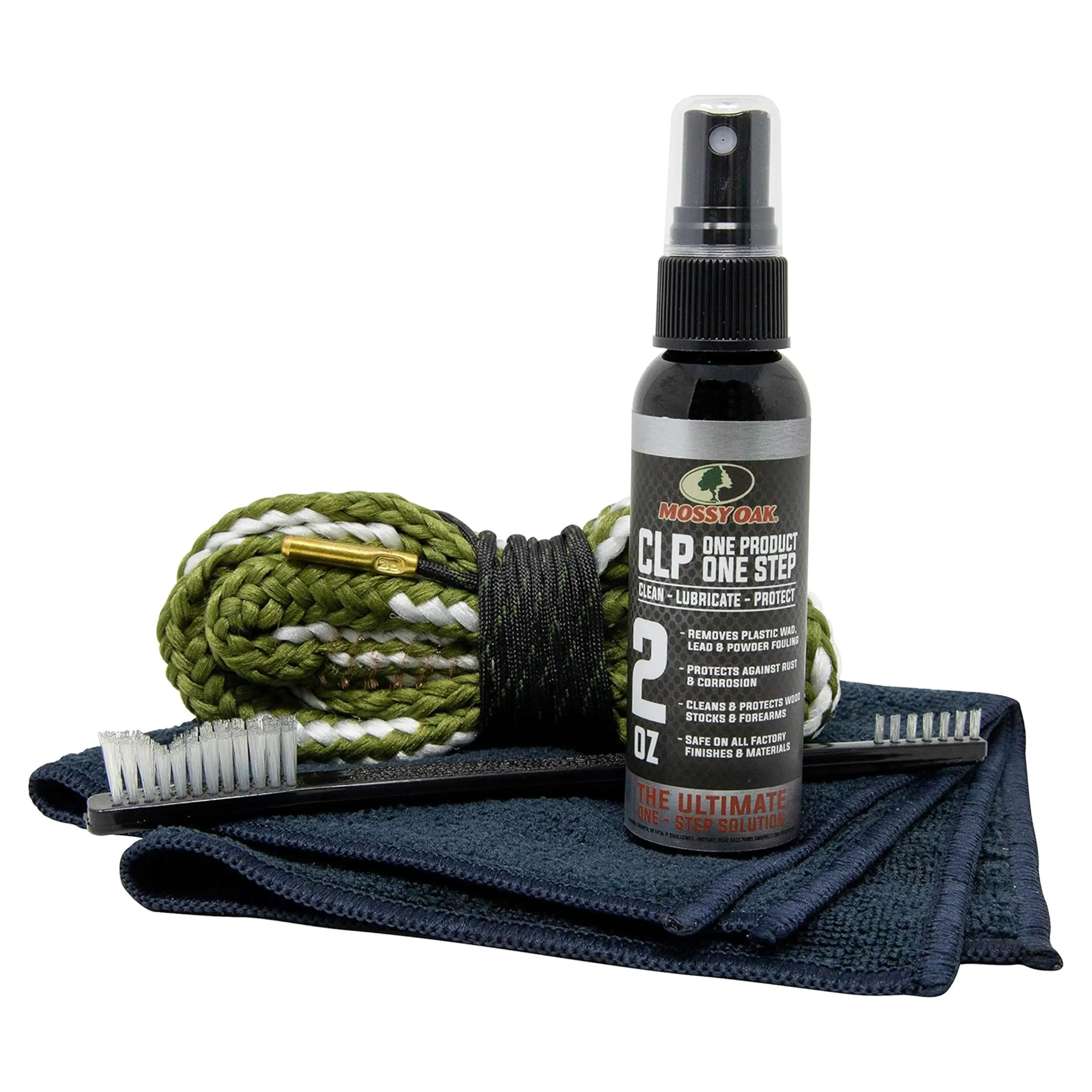 20 Gauge Complete Multi-Tool Cleaning Kit - Bore Cleaner, CLP Lubricant, 2 oz Multi-Use Cleaning Oil - Nylon Travel Storage, Home Storage - Compact, Weather-Ready Automotive & Motorcycle Engine Care Tool