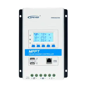 EPEVER MPPT Solar Charge Controller 30A 12V 24V Auto Max PV 150V Common Negative Grounding Solar Panel 390W/780W Charger Regulator Generator Triron3215N for Sealed AGM Gel Flooded LiFePO4 Lithium User