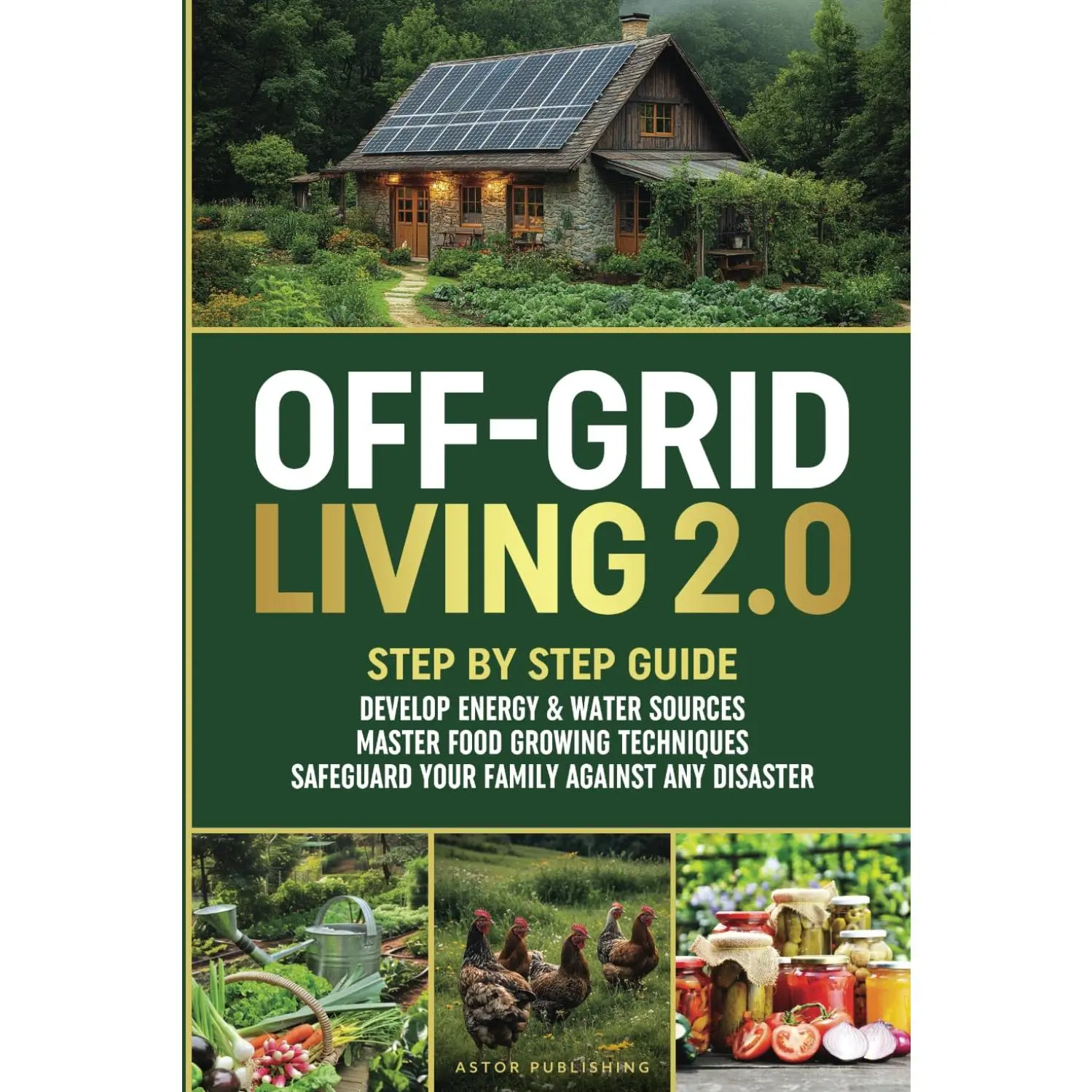 Off-Grid Living 2.0: Step by Step Guide to Develop Energy & Water Sources, Master Food Growing Techniques & Safeguard Your Family Against A
