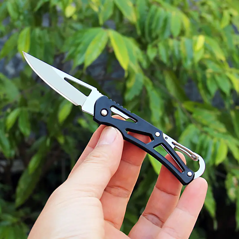 Ultra-Light Stainless Steel Folding Knife Handle, Portable Outdoor Multi-Functional Pocket Tool, Lightweight Design for Easy Carrying, Folding Pocket Knives, Tactical Knives, Survival Tools, Survival Equipment, Survival Gear