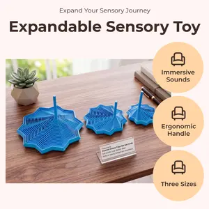 Expanded Sensory Star with Handle - Small, Medium and Large Very Satisfying Sound and Visual Experience