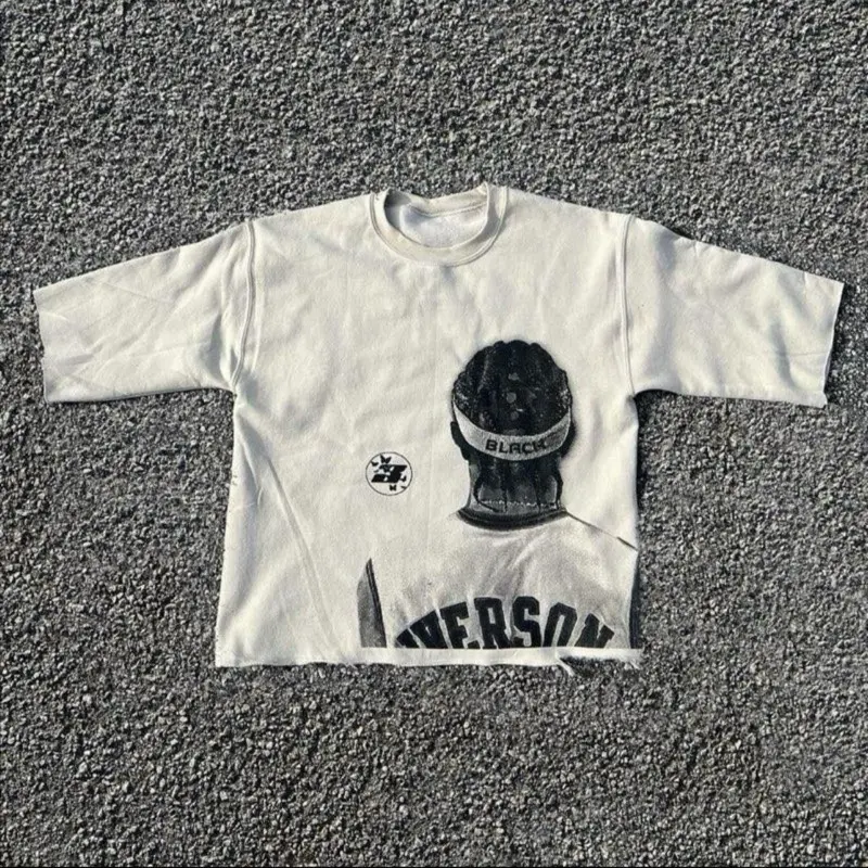 BLACKBUTTERFLY Iverson Cropped Vintage Shirt Crewneck Menswear