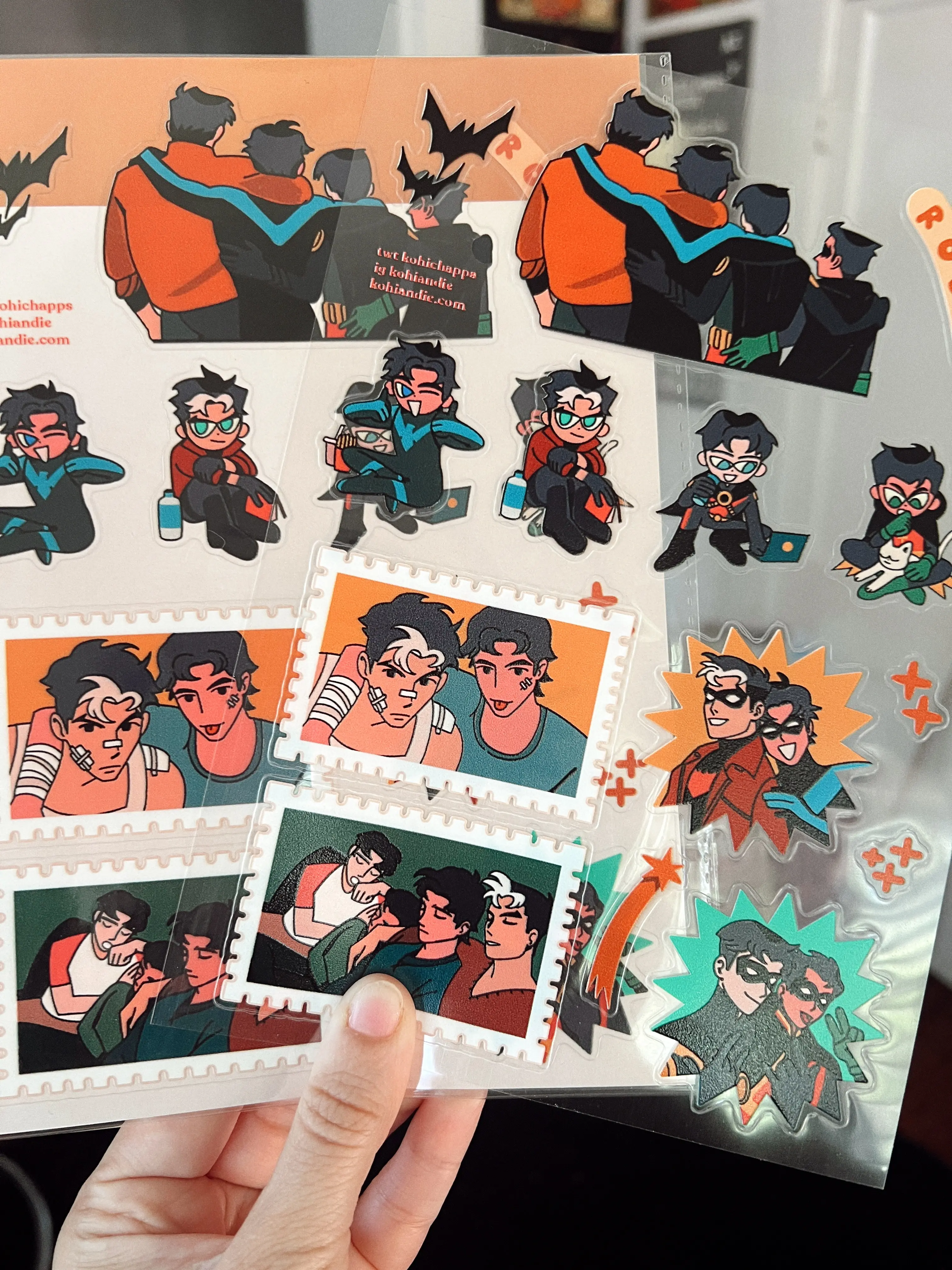 BATBOYS CLEAR PLANNER STICKERS