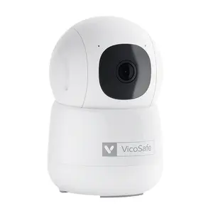 VicoSafe CB1 WiFi Camera - 2K HD, 355° Pan Tilt Rotation, Night Vision, Two-Way Audio, Cloud & SD Storage, Compatible with Vicohome App for Smart Home Security