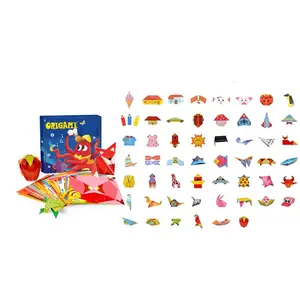 colorful  Origami Kit 54+ Designs, 108 sheets Educational DIY Paper Folding with instructions, art project kit, Perfect Easter/birthday's Day Gift