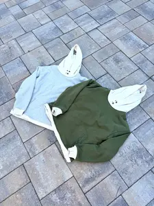 Heavyweight Reversible Blanket Hoodie (Olive)