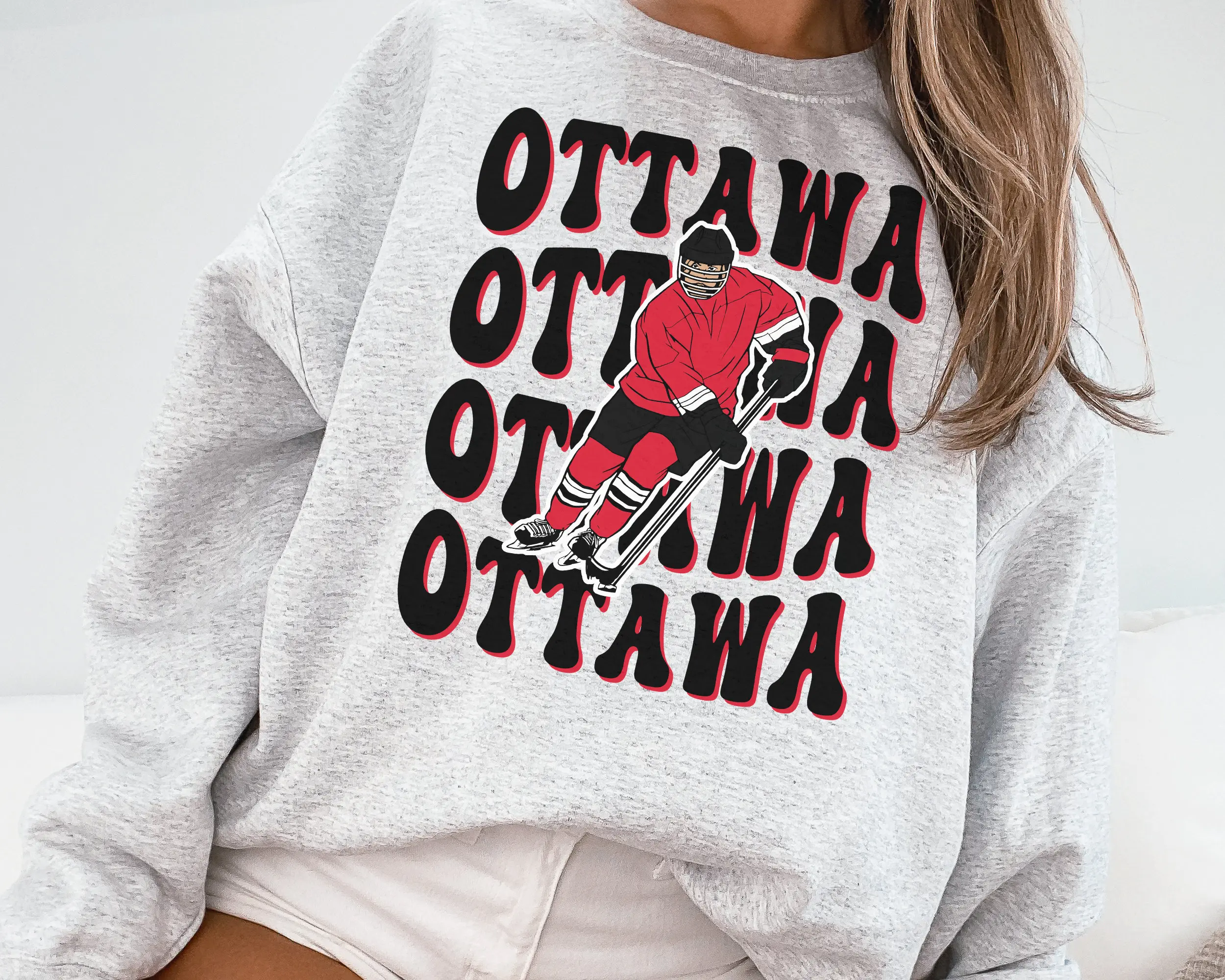 Retro Ottawa Senator Sweatshirt T-shirt Senators Sweater Senators T-shirt Hockey Fan Shirt Vintage Ottawa Ice Hockey Ottawa 1991
