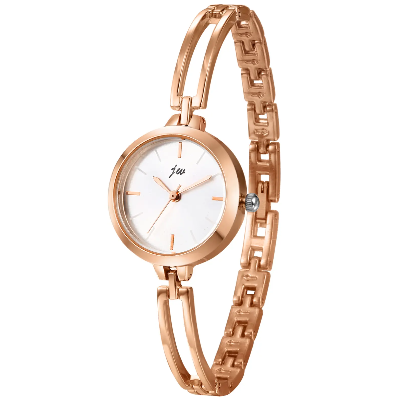 OIDEA Women's Round Rhinestone Diamond Sun Pattern Dial Bracelet Watch - Slim Alloy Bling Diamond-Stoned Dressy Fashionable Quartz Bangle Wristwatch for Summer, Alloy Quartz Watches, Bling Quartz Watches