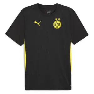 PUMA Mens Bvb Crew Neck Short Sleeve Jersey Casual - Black