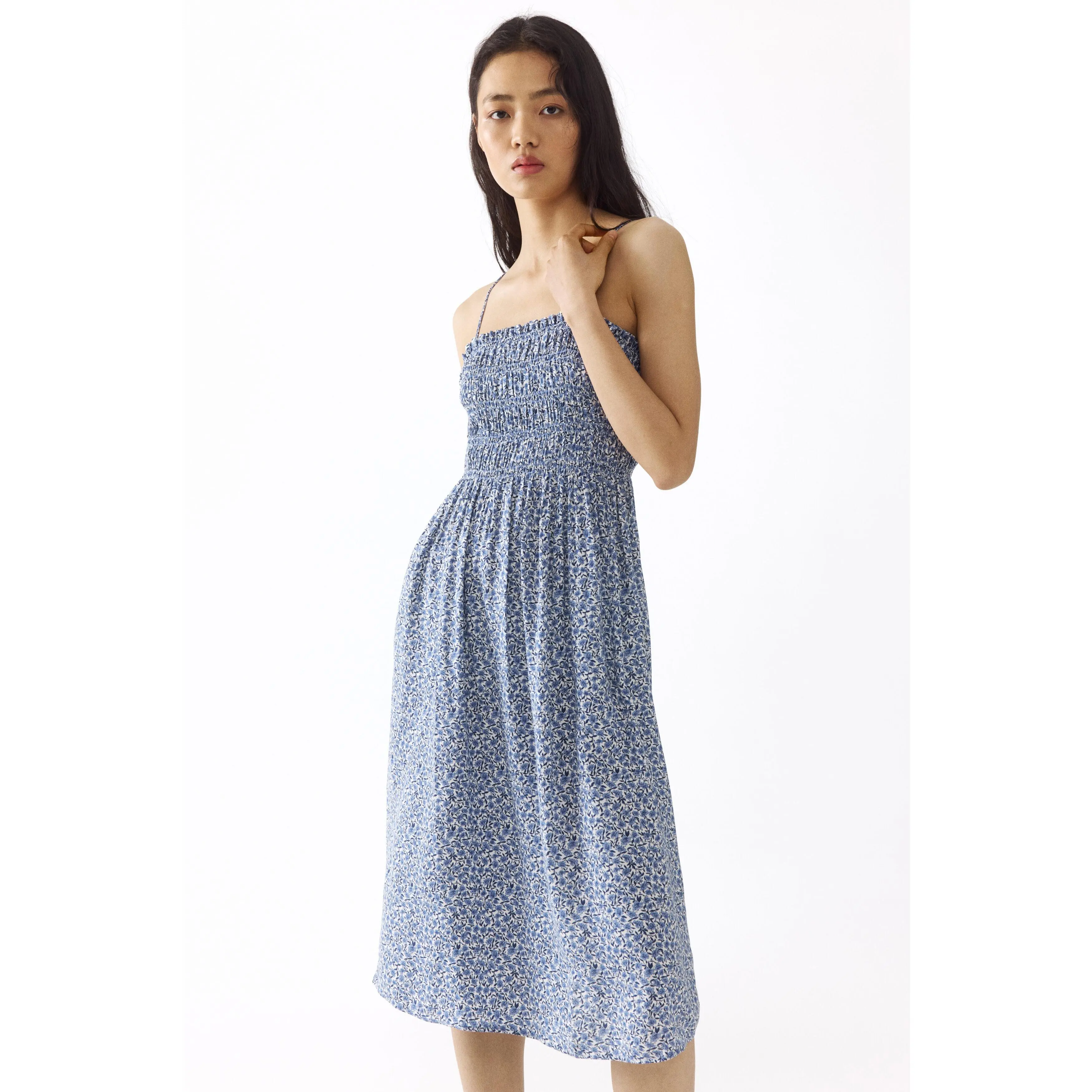 H&M Smocked strappy dress