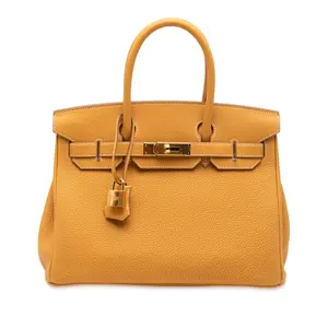 Pre-owned HERMÈS Calfskin Shoulder Bags Birkin30 Togo