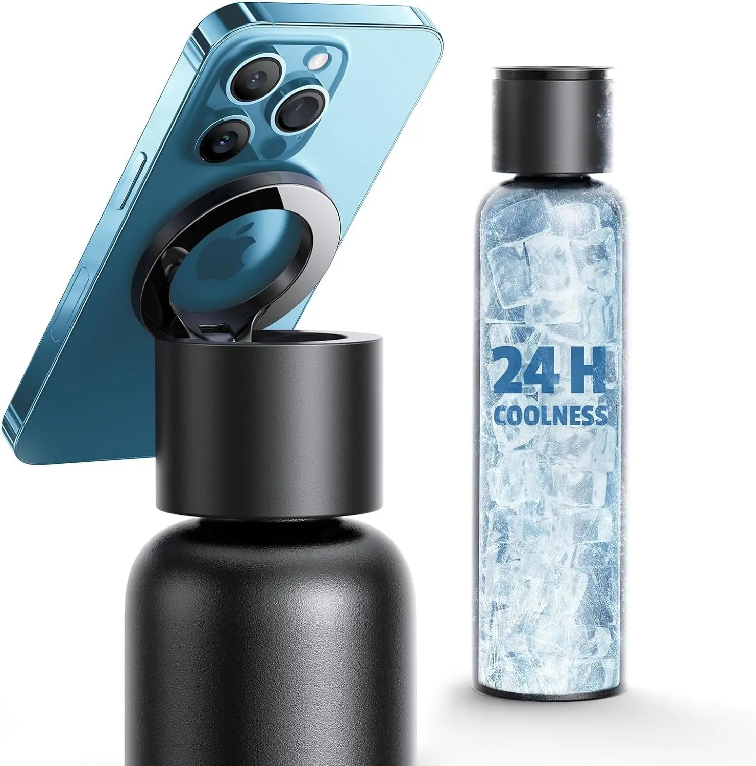 Mag Safe Water Bottle 24Oz Magnetic Stainless Steel Gym