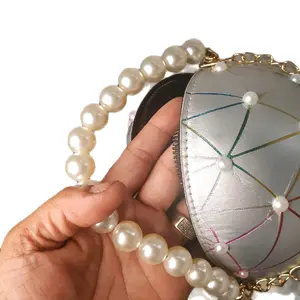 Novalty Ball Bag/Purse - Hand Crafted Details - Unique Elements - Brand New Boutique Purse